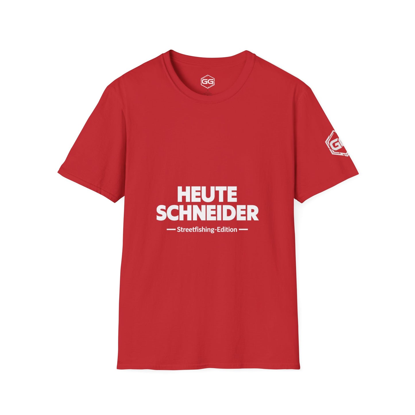 front:10 | Skunked Today T-Shirt — Streetfishing Edition – Vorderansicht in Rot