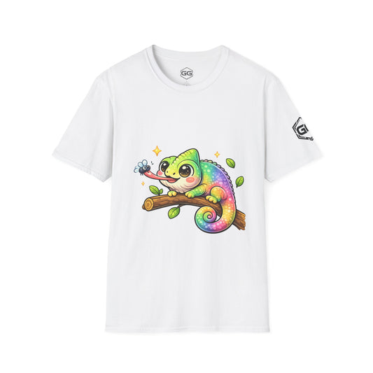 Kawaii Chamäleon T-Shirt – Vorderansicht