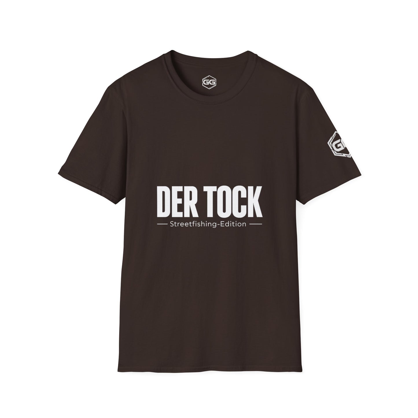 front:3 | The Bite – Streetfishing T-Shirt – Vorderansicht in Dunkelbraun
