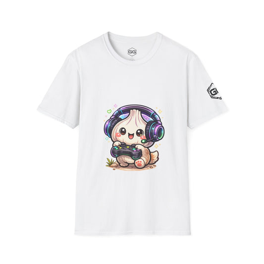 Knoblauch Gamer T-Shirt – Vorderansicht