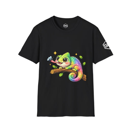 Kawaii Chamäleon T-Shirt – Farbvariante 2