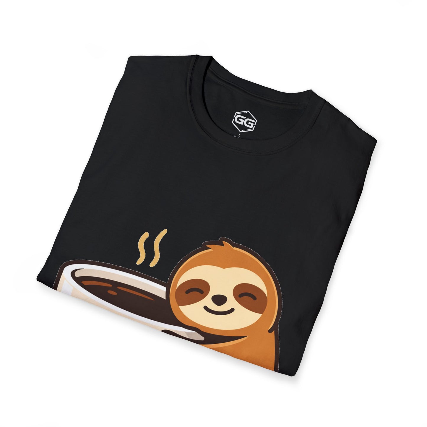 Unisex T-Shirt - Faultier & Kaffee (Gildan 64000) | Garlik Goods