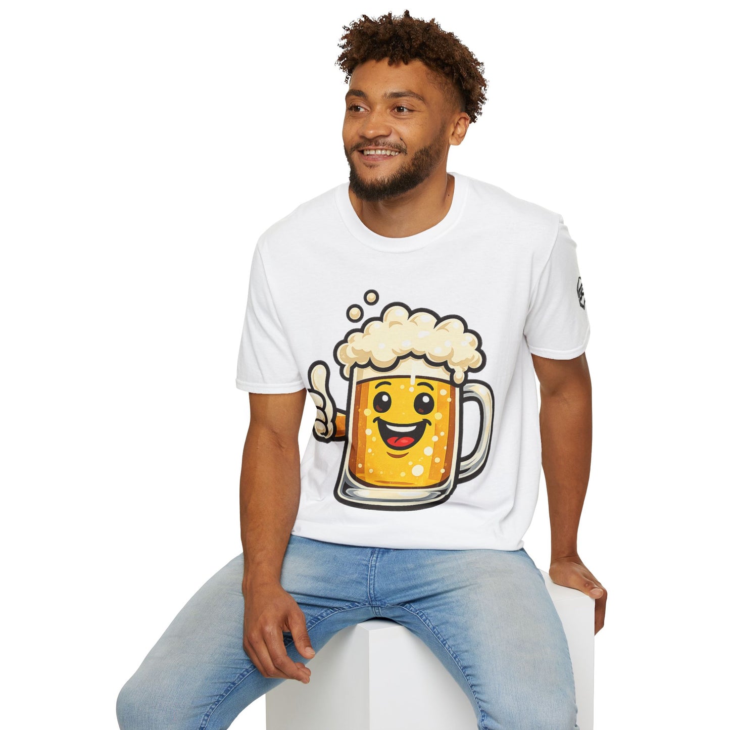 Unisex T-Shirt – Lustiger Bierkrug (Gildan 64000) | Garlik Goods
