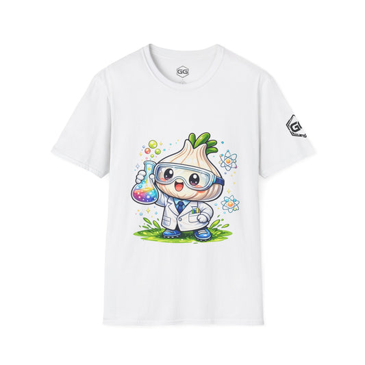 Knoblauch Wissenschaftler T-Shirt – Vorderansicht
