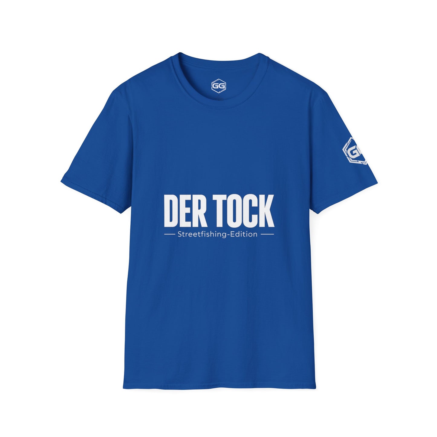 front:8 | The Bite – Streetfishing T-Shirt – Vorderansicht in Royalblau