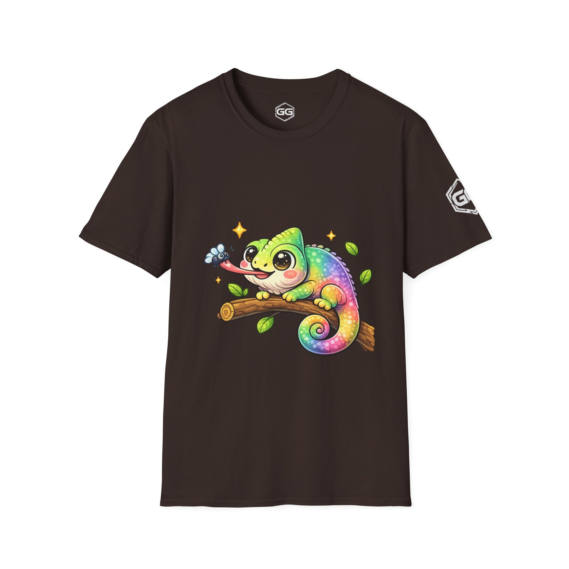 Kawaii Chamäleon T-Shirt – Farbvariante 4