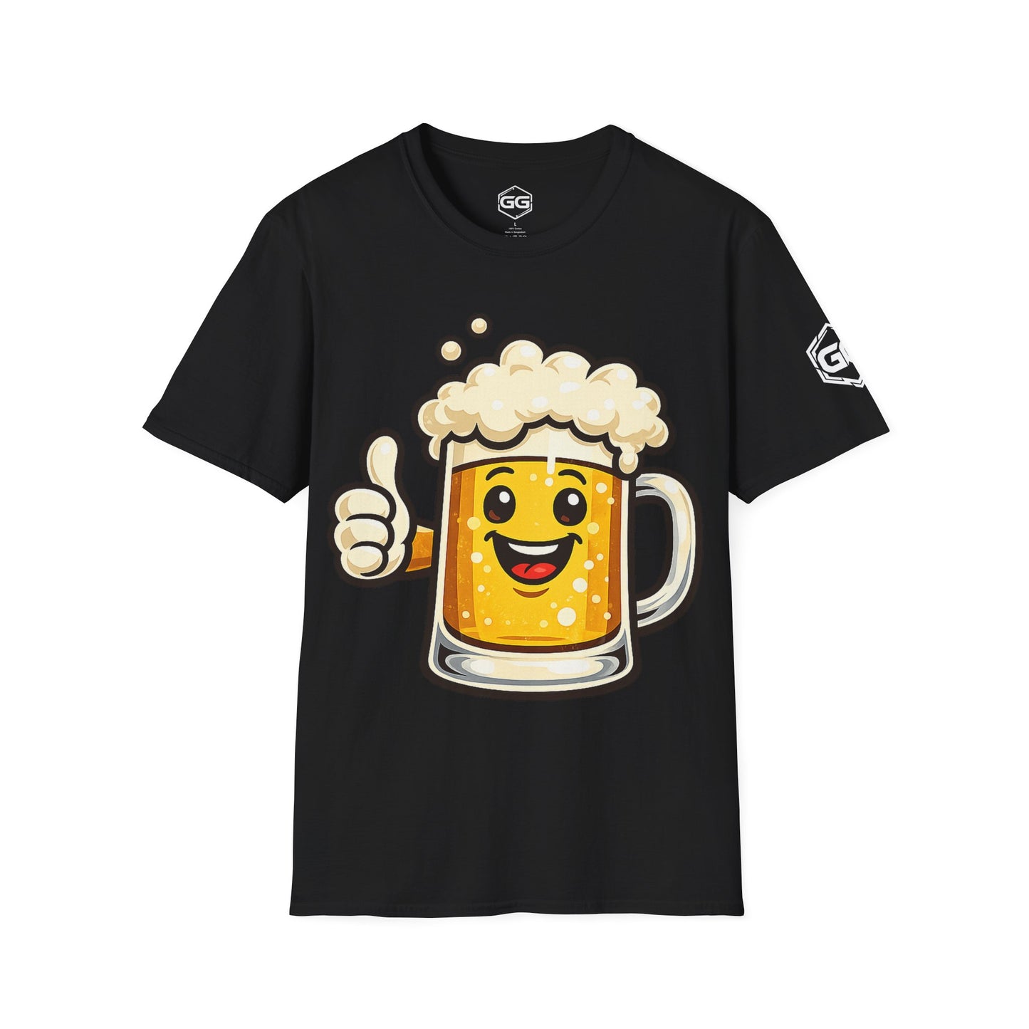 Unisex T-Shirt – Lustiger Bierkrug (Gildan 64000) | Garlik Goods
