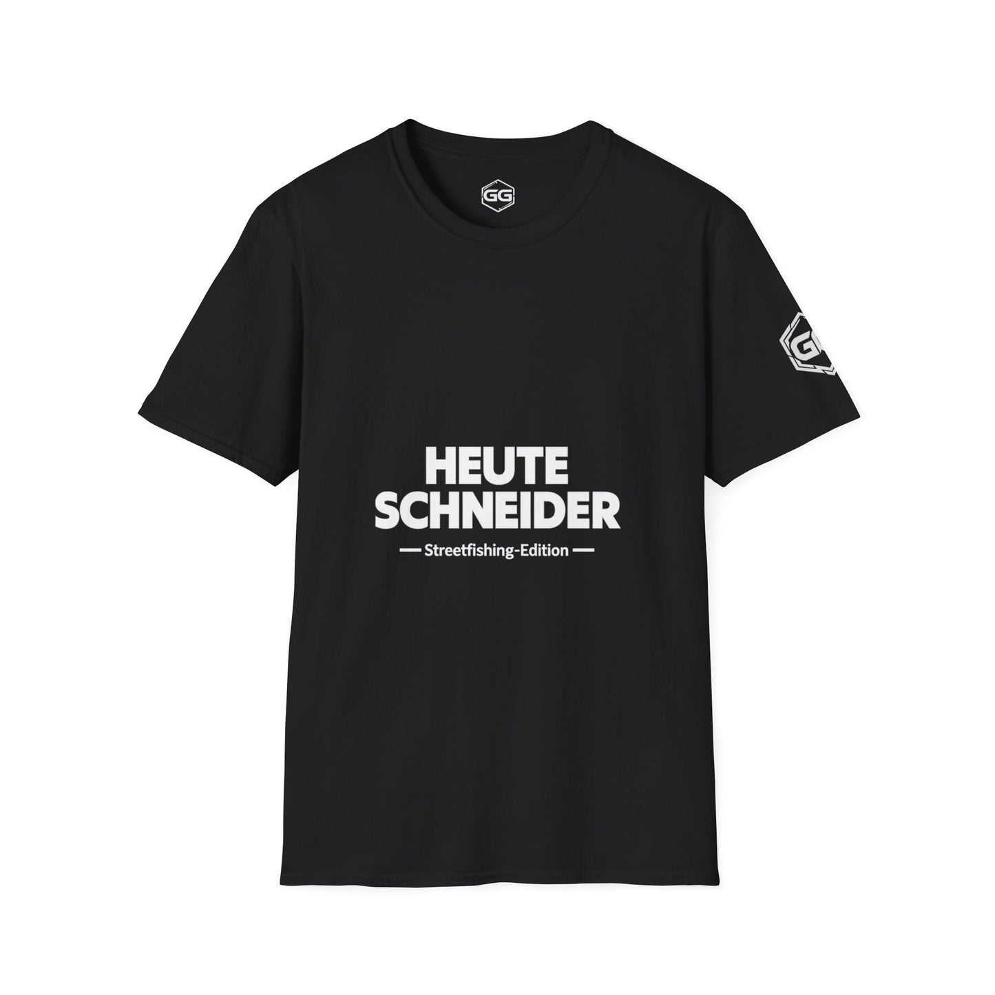 front:1 | Skunked Today T-Shirt — Streetfishing Edition – Vorderansicht in Schwarz