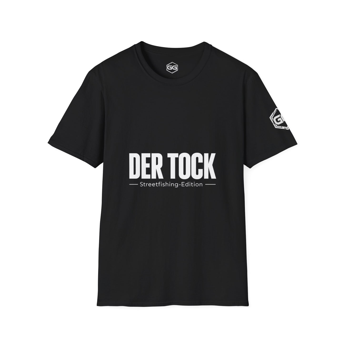 front:1 | The Bite – Streetfishing T-Shirt – Vorderansicht in Schwarz