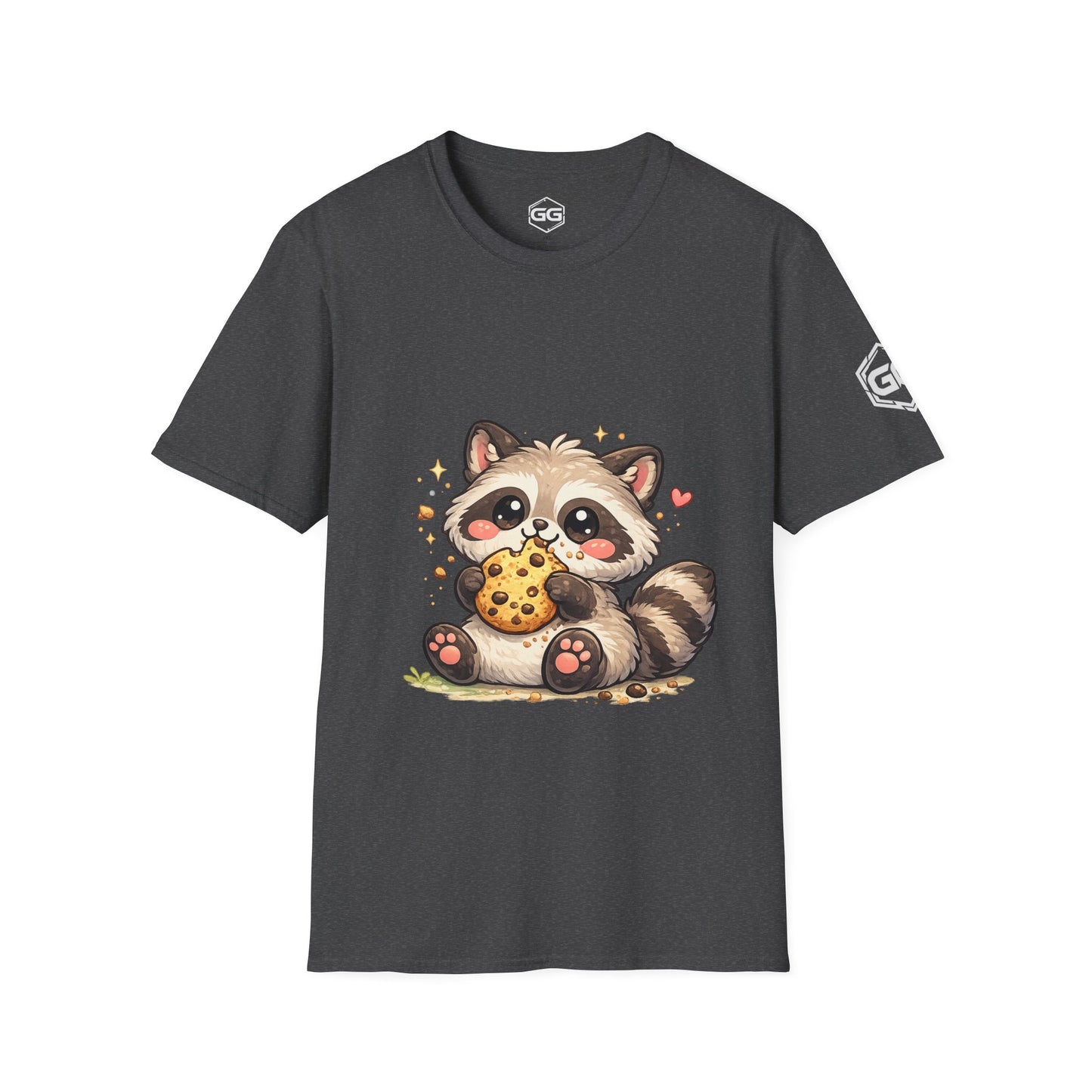 Waschbär &amp; Cookie T-Shirt – Farbvariante 7
