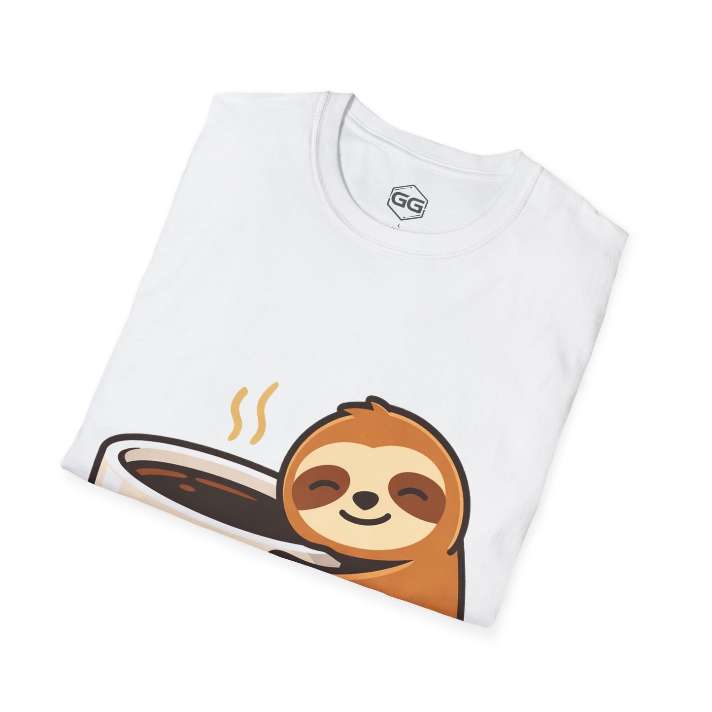 Unisex T-Shirt - Faultier & Kaffee (Gildan 64000) | Garlik Goods