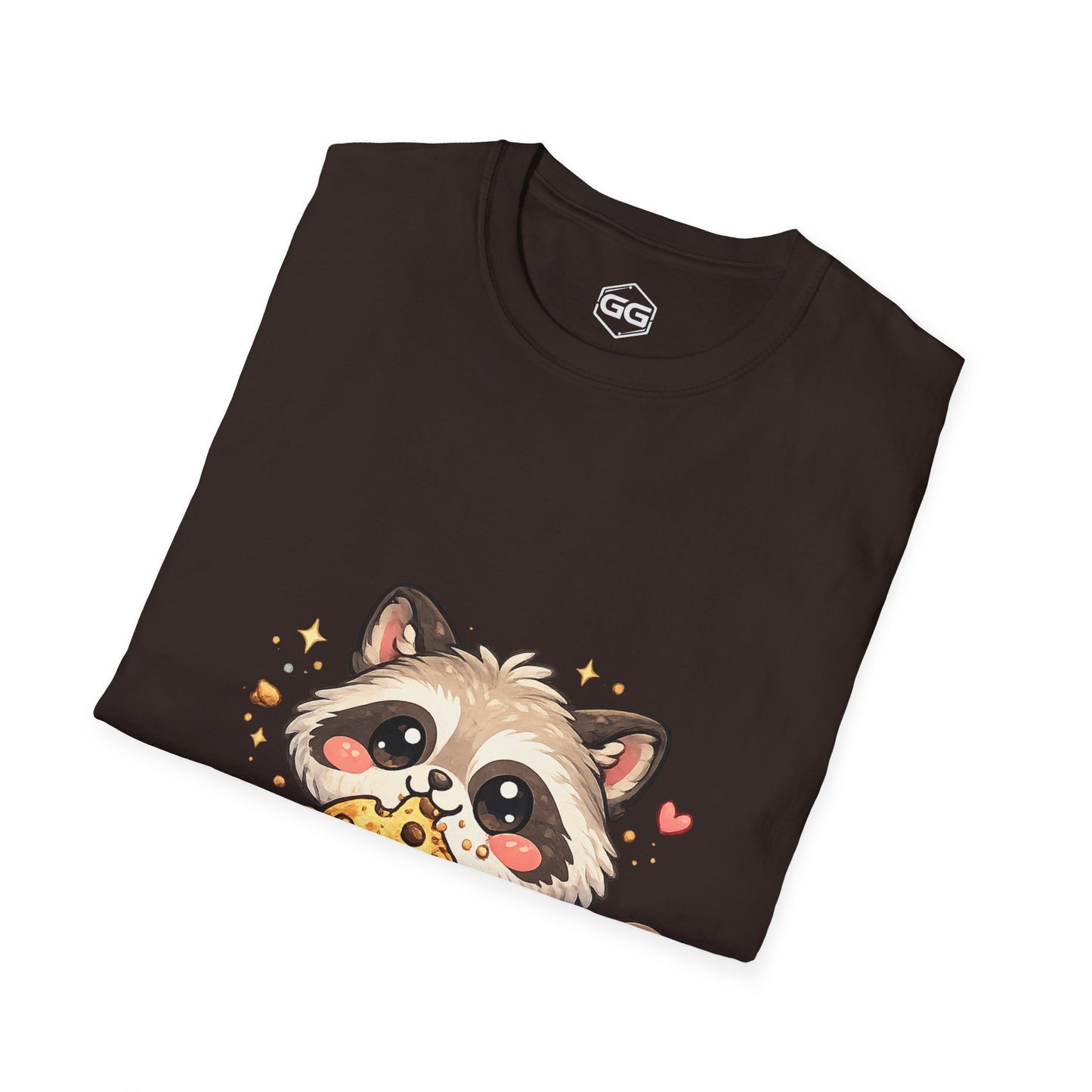 Waschbär &amp; Cookie T-Shirt – Farbvariante 23