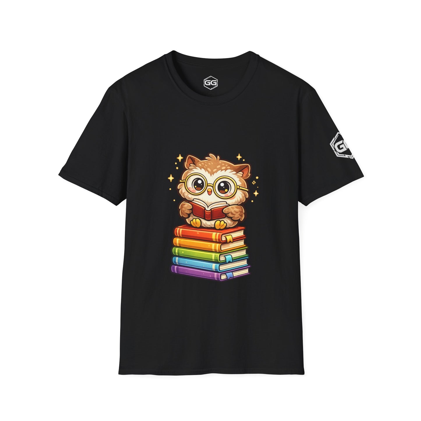 Leseratte Eule T-Shirt – Farbvariante 2