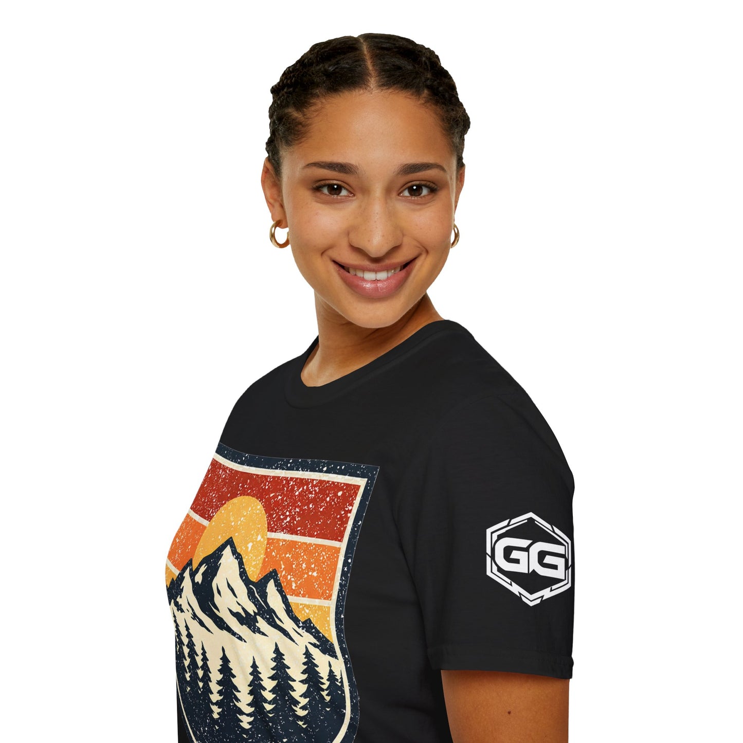 Unisex T-Shirt – Vintage Bergabzeichen (Gildan 64000) | Garlik Goods