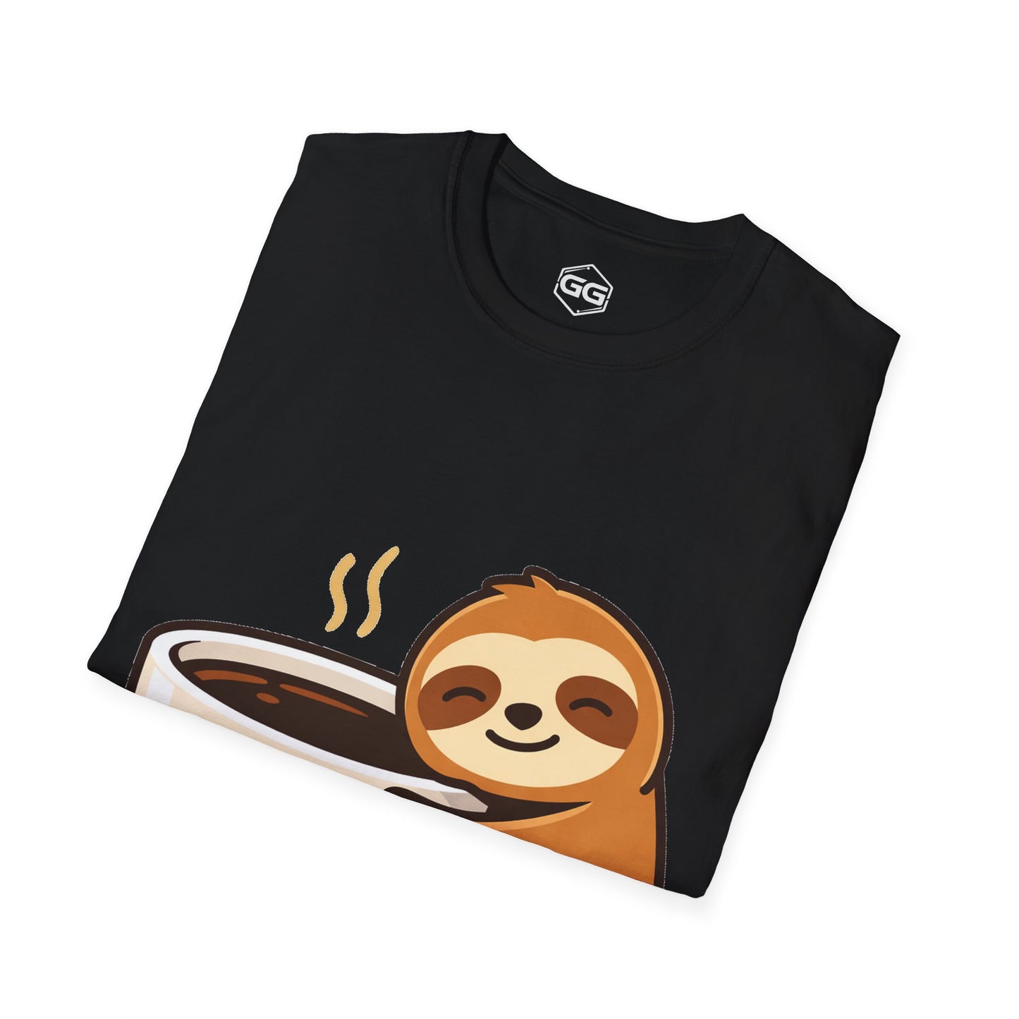 Faultier & Kaffee – Unisex T-Shirt
