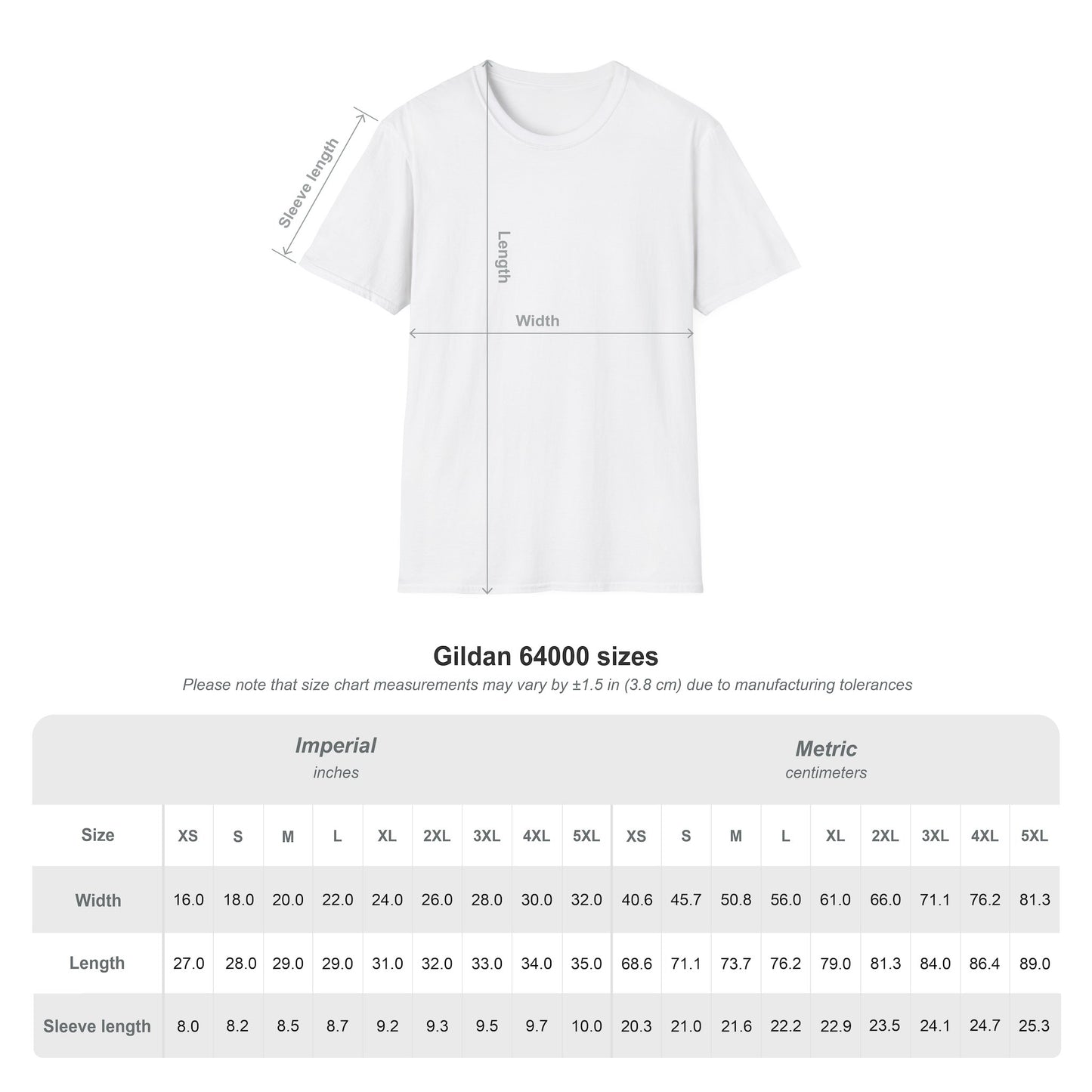 Unisex T-Shirt – Vintage Bergabzeichen (Gildan 64000) | Garlik Goods