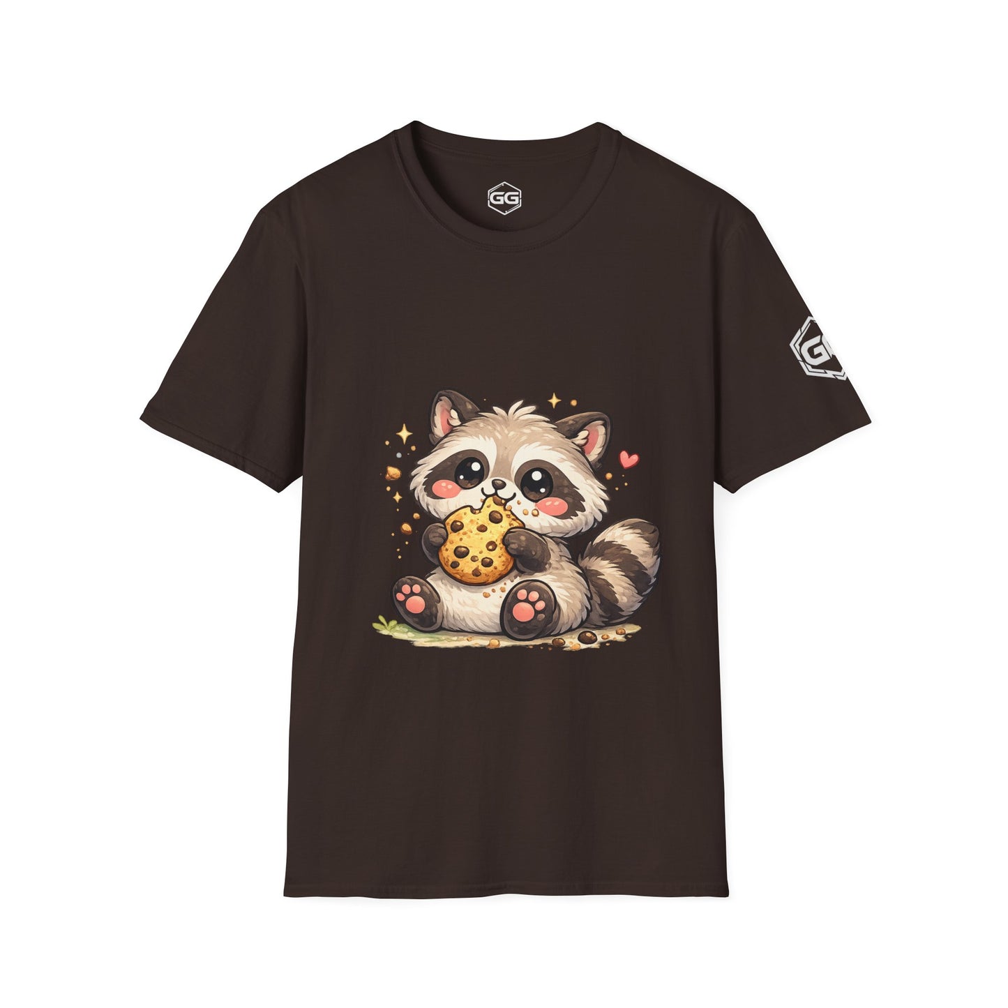 Waschbär &amp; Cookie T-Shirt – Farbvariante 4