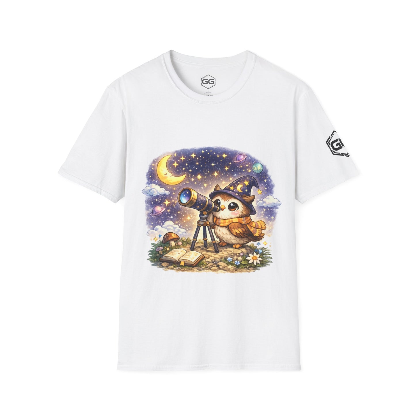 front:0 | Sterngucker T-Shirt – Vorderansicht in Weiß