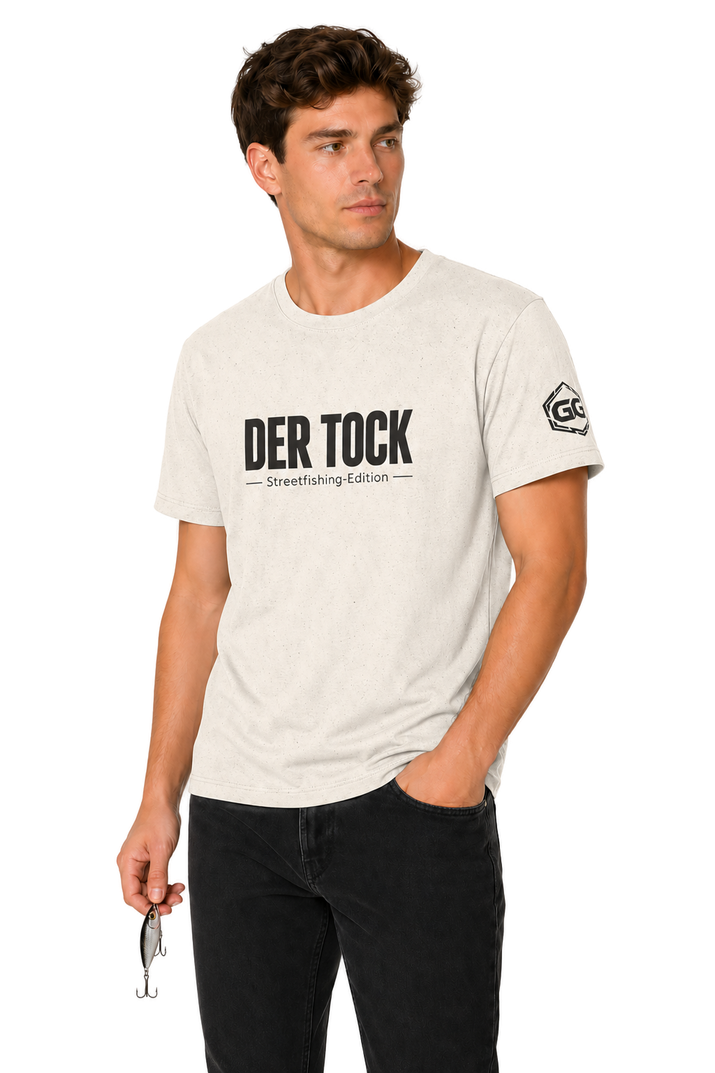 model:4:m | The Bite – Streetfishing T-Shirt – Model photo in Natural – Man